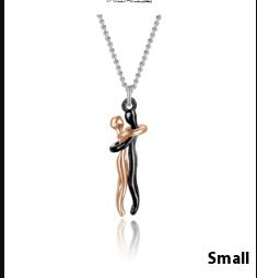 Collier Couple Affectueux - Ensemble 2 Pièces Acier Inoxydable