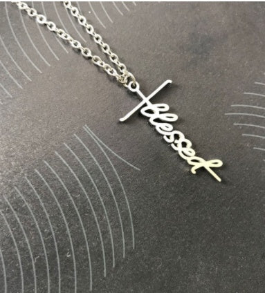 Fashion Simple Faith Cross Necklace